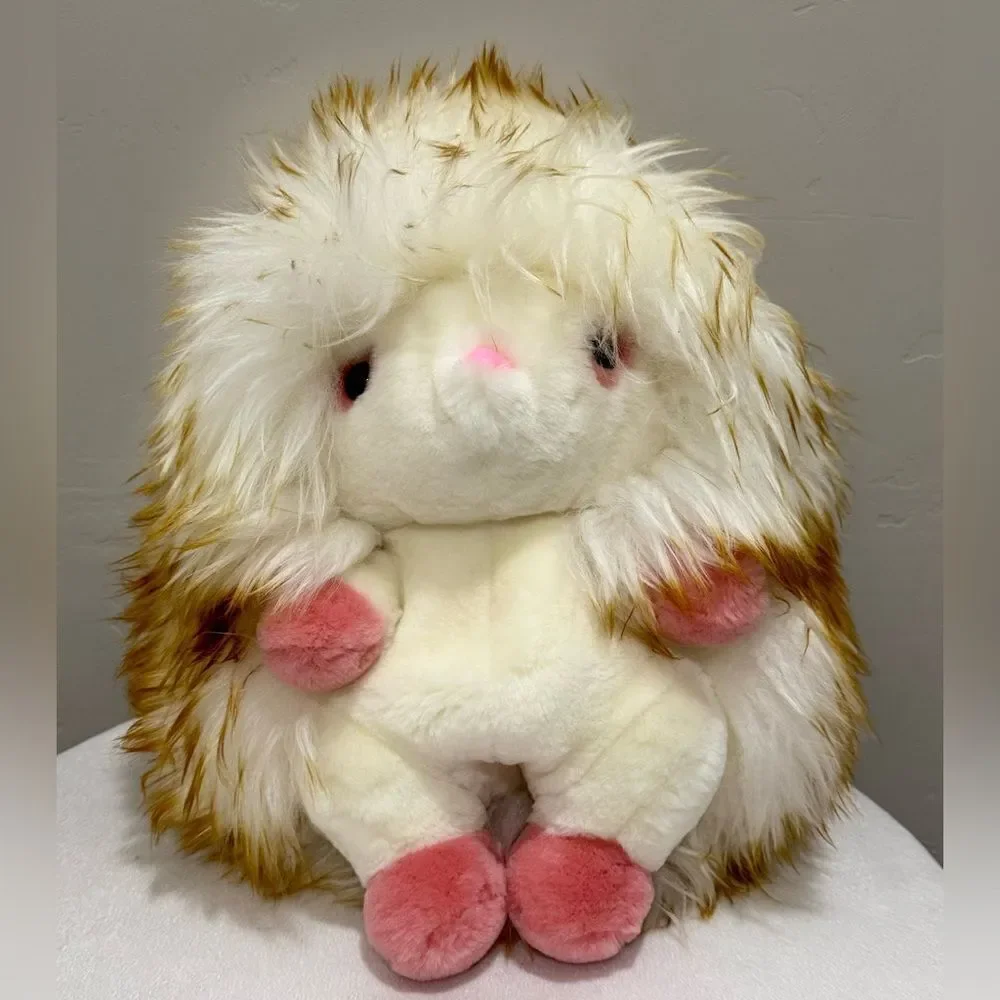 Cute Hedgehog Real Shearling Lambskin Handmade Multi Use Bag/Crossbody/Backpack